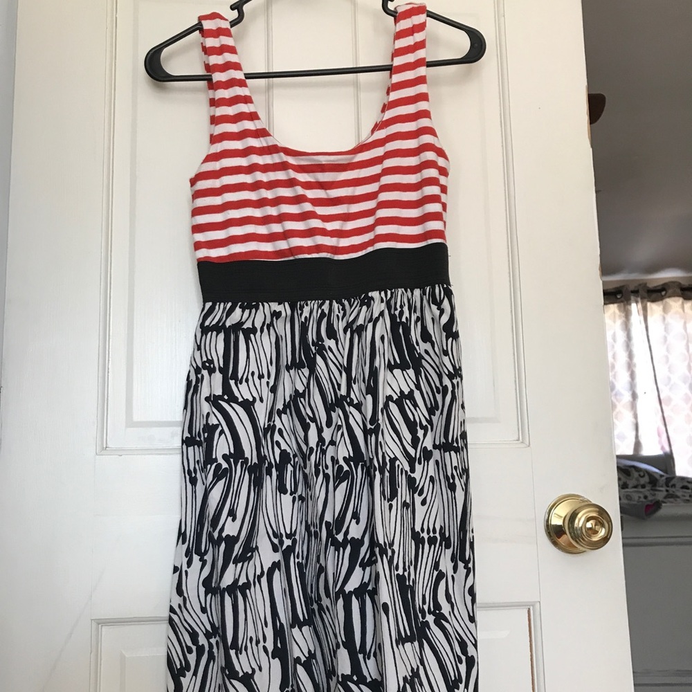 Anthro. Mini dress. Elastic waistband